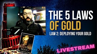 Transform THYSELF From Saver To INVESTOR  The SECOND Law of GOLD Livestream [upl. by Raul]