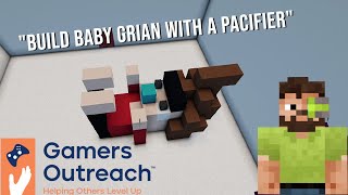 Baby GRIAN with a PACIFIER  Hermitcraft x Gamers Outreach [upl. by Trella]