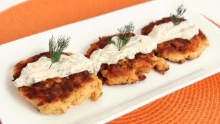 Salmon Cakes Recipe  Laura Vitale  Laura in the Kitchen Episode 573 [upl. by Middle604]