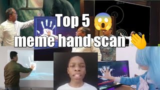 Top 5 😎 meme hand scan 👋 Indonesia emas 2045😱 [upl. by Lord200]