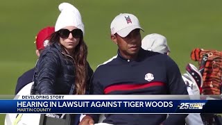 Tiger Woods exgirlfriend takes him to court over NDA [upl. by Berri]