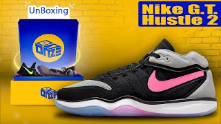 UNBOXING NIKE GT HUSTLE 2  Em português PTBR HUSTLE 2 É BOM [upl. by Miah]