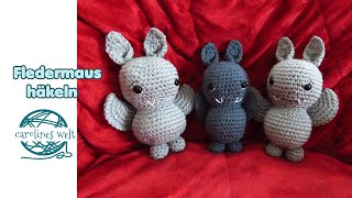 Fledermaus Häkelanleitung  Amigurumi für Anfänger [upl. by Thirza]