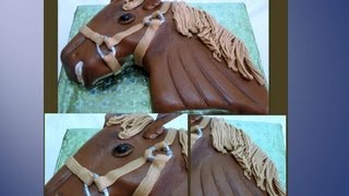 How to make a 2D Horse Cake [upl. by Orren]