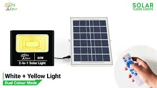 Epyz Solar 60 Watt Dual Colour Flood Light [upl. by Oiramaj288]