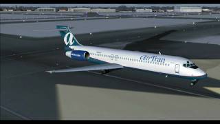 Airtran Flight 744 Chicago MDWOrlando MCO [upl. by Leontyne]