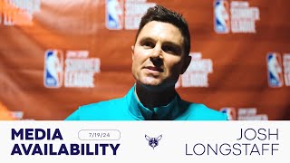 Hornets vs Trail Blazers Coach Longstaff Postgame Media Availability  7192024 [upl. by Wiley]