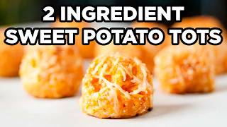 2 Ingredient Sweet Potato Tots  Healthy Snack Idea for Kids [upl. by Akym133]