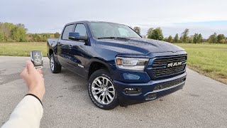 2024 RAM 1500 Laramie Crew Cab 4X4 Start Up Walkaround Test Drive and Review [upl. by Sible191]