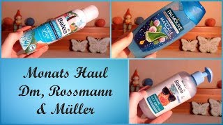 Monats Haul  Dm Rossmann amp Müller  FranzisPflegeKiste [upl. by Er]