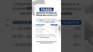 Ritieni equa la pressione fiscale in Italia 💼 fisco italia tasse irpef reddito [upl. by Kordula]