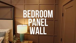 How to Create a Paneled Wall in a Bedroom  DIY Network [upl. by Enerahs528]