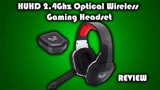 HUHD 24Ghz Optical Wireless Gaming Headset Review [upl. by Tavy]