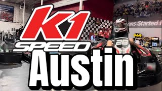 Visitando K1 Speed Indoor Kart Racing en Austin Tx [upl. by Gershon995]