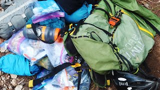 Fastpacking Gear Breakdown Real Trip [upl. by Atthia]