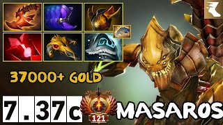 Sand King  37000 gold  Masaros  737c  Immortal Dota [upl. by Mirak]