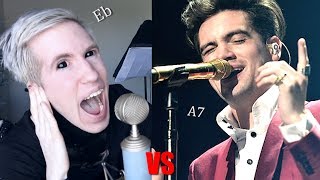 Comparing My Vocal Range to Brendon Urie Panic At The Disco [upl. by Wahkuna]