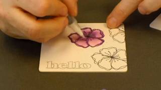 Watercolor Crayon  Video Tutorial  Technique Tuesday [upl. by Urbanna]