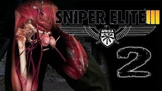 THE ELUSIVE TESTICLE SHOT  Sniper Elite 3  Part 2 [upl. by Nortyad]