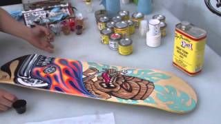 Kustom Kulture Hand Painting with Makoto amp Mr G of Japan [upl. by Sacram]