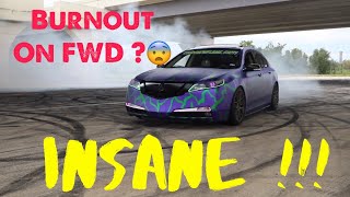 How To BurnoutDrift In Any FWD Car front wheel drive  20092014 Acura TL INSANE [upl. by Magee]