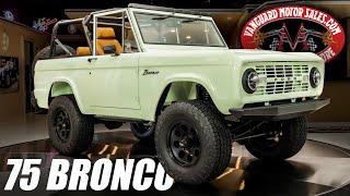 1975 Ford Bronco Restomod For Sale Vanguard Motor Sales 8126 [upl. by Ennaear]