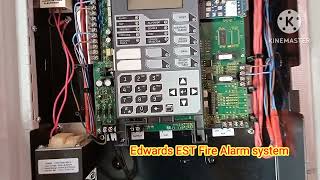 fire alarm panel connection  Edwards fire alarm systems est3 [upl. by Aila]