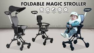 2 Way Facing Foldable Magic stroller [upl. by Marolda]