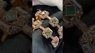 Zircon work Bangles qiratcollection onlineshopping banglesetting zircon churiya ytshorts yt [upl. by Stasny413]