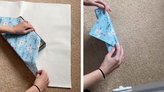 How To Wrap A Gift Without Tape [upl. by Siari]