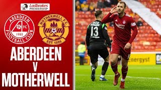 Aberdeen 31 Motherwell  Top 6 Hopes Over for The Well After Defeat  Ladbrokes Premiership [upl. by Leipzig]