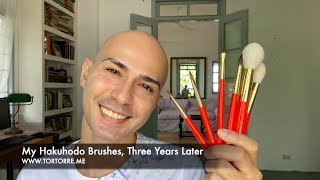 My Hakuhodo Brushes Three Years Later [upl. by Prisca998]