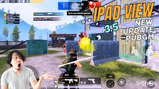 IPAD VIEW IN NEW UPDATE 35 PUBG MOBILE amp BGMI WORK 100 ALL ANDROID DEVICES [upl. by Ahsiema898]