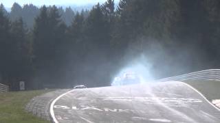 Highlights VLN 1Lauf 290314 Nordschleife  Almost Crash Spin Auffahrunfall Action HD [upl. by Bevon]