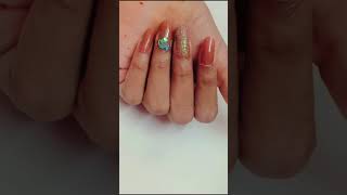 gel nail extensions ✨ nail art  beautiful nails [upl. by Aihsot]