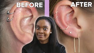 We Got Custom Ear Piercings [upl. by Yelwar]