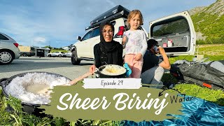 Making Sheer Birinj Watani Hazaragi Food at Ramberg beach Lofoten EP 29  Hazara traveller [upl. by Silas406]