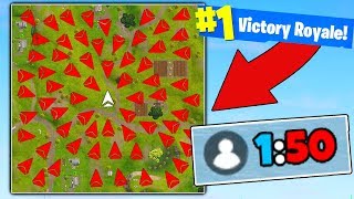 1 vs 50 Can You Win  Fortnite Battle Royale [upl. by Nalad]