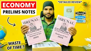 Mrunal Patel Economy Notes Review 2024 🔥 Economy Notes for UPSC  Mrunal Sir PCB 10 Notes [upl. by Turmel]