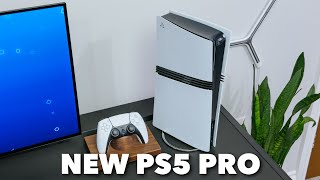 NEW PS5 Pro Unboxing amp First Look [upl. by Oigimer]