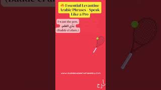 Essential Levantine Arabic Phrases  I want  I can [upl. by Mavilia]