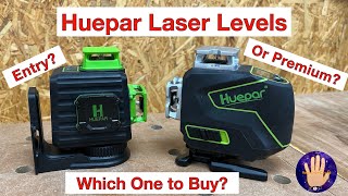 Huepar Laser Level Comparisons BO2CG v SO4CGCR [upl. by Adabel]