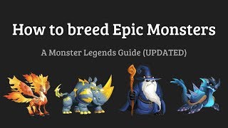 How To Breed All Epic Monsters In Monster Legends Part 1 [upl. by Magan]