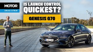 2021 Genesis G70 33T how quick is it  MOTOR [upl. by Eelsha188]