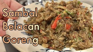 Sambal Belacan Goreng Ikan Bilis [upl. by Urbas]