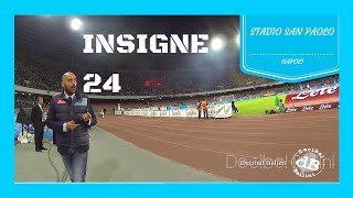 Lorenzo Insigne Napoli Stadio San Paolo annuncio tifosi azzurri [upl. by Eibrad]