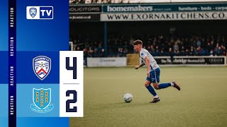 REACTION  Rhyss Campbell  Coleraine 42 Ballymena United [upl. by Nylannej618]