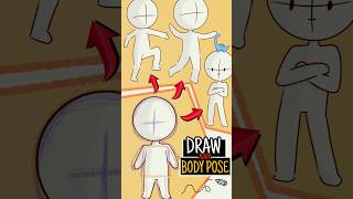 DRAW ANY BODY POSE PART  3  FT MOBILE ANIMATION 📱 [upl. by Furmark]