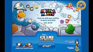 Club Penguin Music  Puffle Party 2011  Main Theme [upl. by Ybbed]