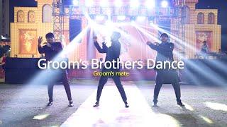 GROOMS BROTHER DANCE PERFORMANCE  MALHARI  DESIBOYS  WEDDING DANCE [upl. by Nahallac]